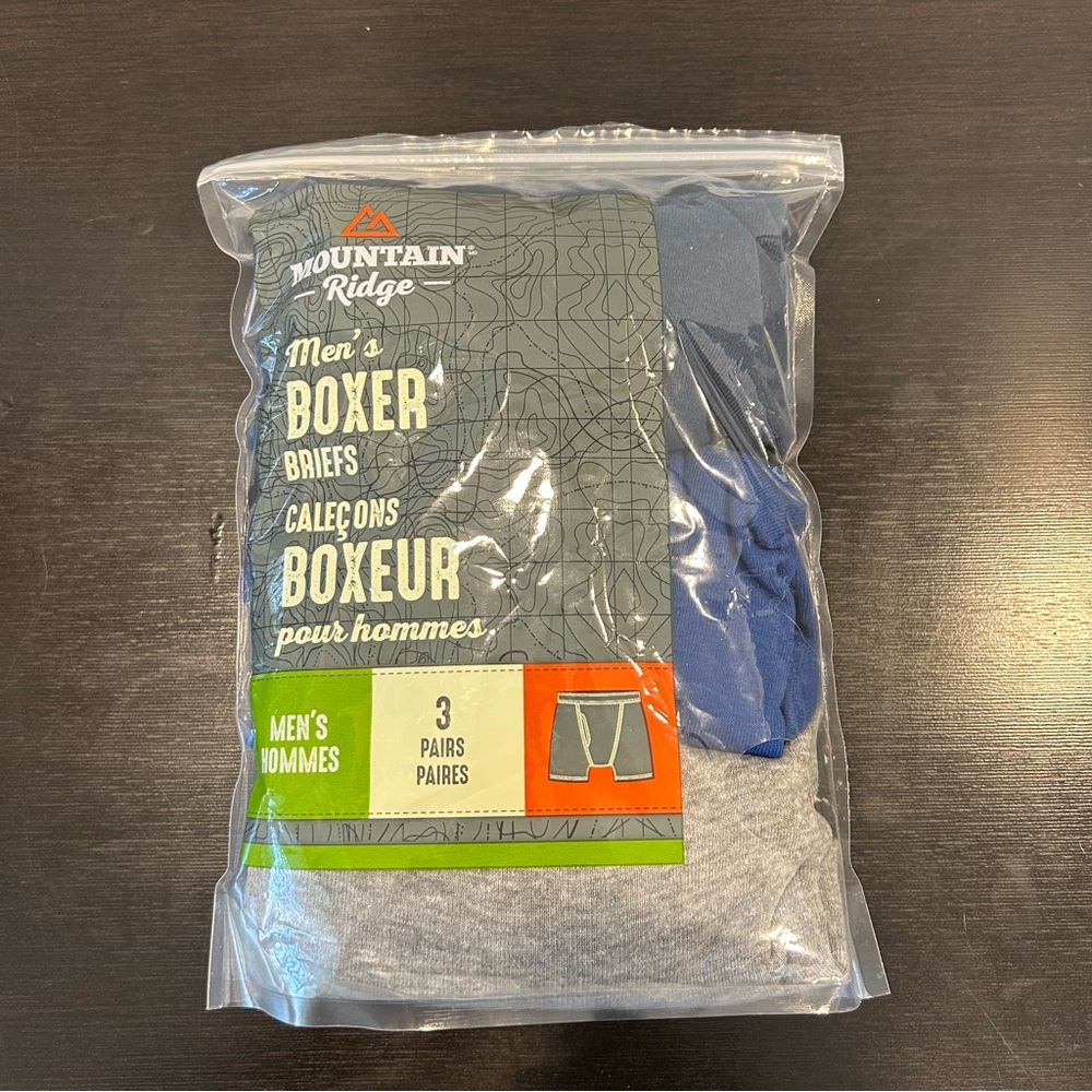 Mountain Ridge 3 Pack of Men’s Boxers Underwear